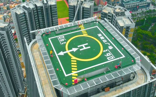 樓頂直升機(jī)停機(jī)坪位置建設(shè)考量